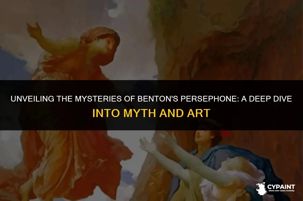 what does the persephone painting by thomas hart benton depict