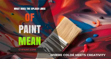 Decoding Splash Lines: The Hidden Meanings Behind Paint Splatters