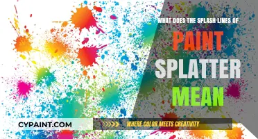 The Art of Paint Splatter: Decoding Splash Lines