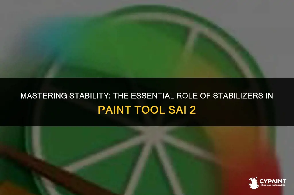what does the stabilizer do in paint tool sai 2