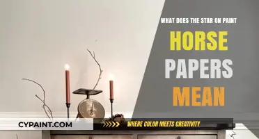 The Significance of the Star on Paint Horse Papers