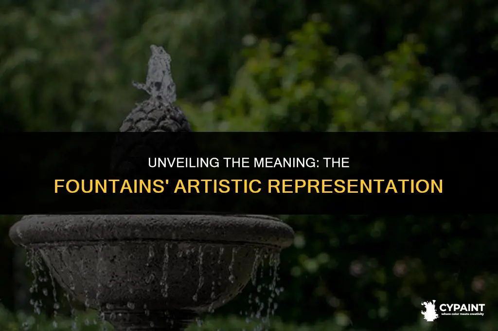 what does the what does the painting the fountains represent