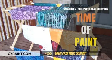 Impact of Thick Paper on Paint Drying Time: A Comprehensive Guide