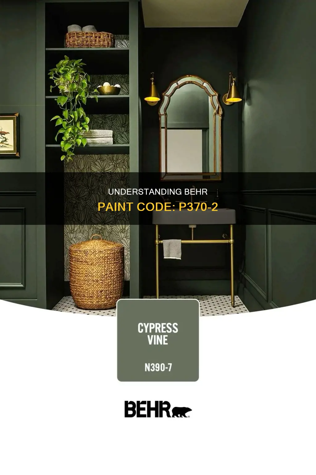 what does this behr paint code mean p370-2