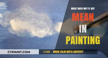Understanding 'Wet It Out': A Painting Technique Explained Simply