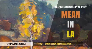 Decoding LA's Urban Forestry: The Significance of Yellow Paint on Trees