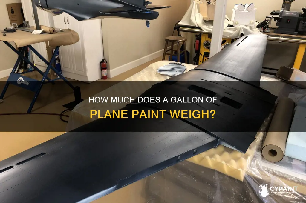 what dose a gallon of plane paint wieght