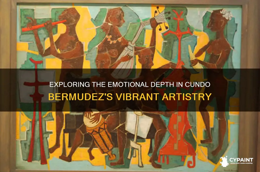what emotions are shown in cundo bermudezs paintings