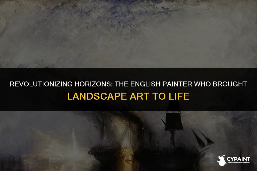 what english born painter introduced landscape painting in this country
