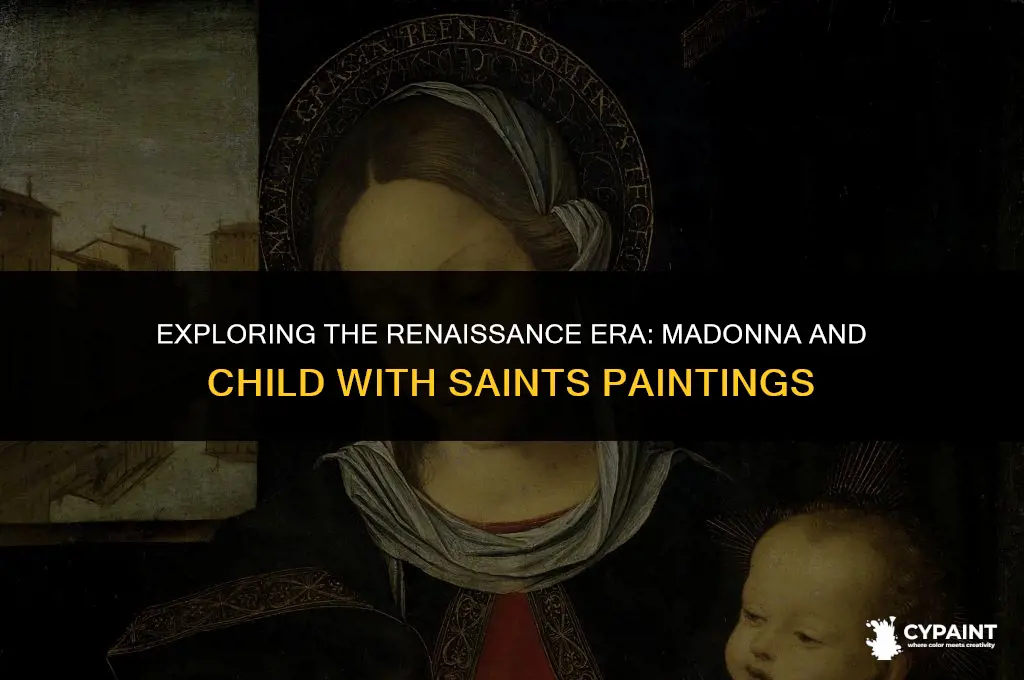 what era was madonna and child with saints painting nade