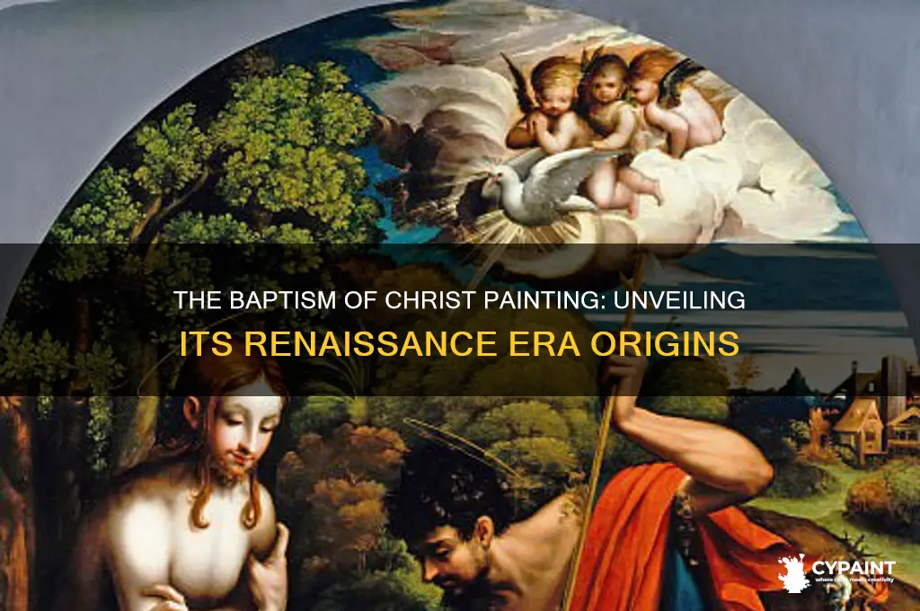 what era was the baptism of christ painting
