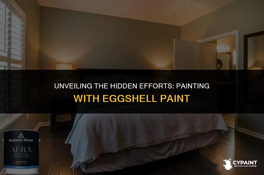 what extra labor is there in painting with eggshell paint