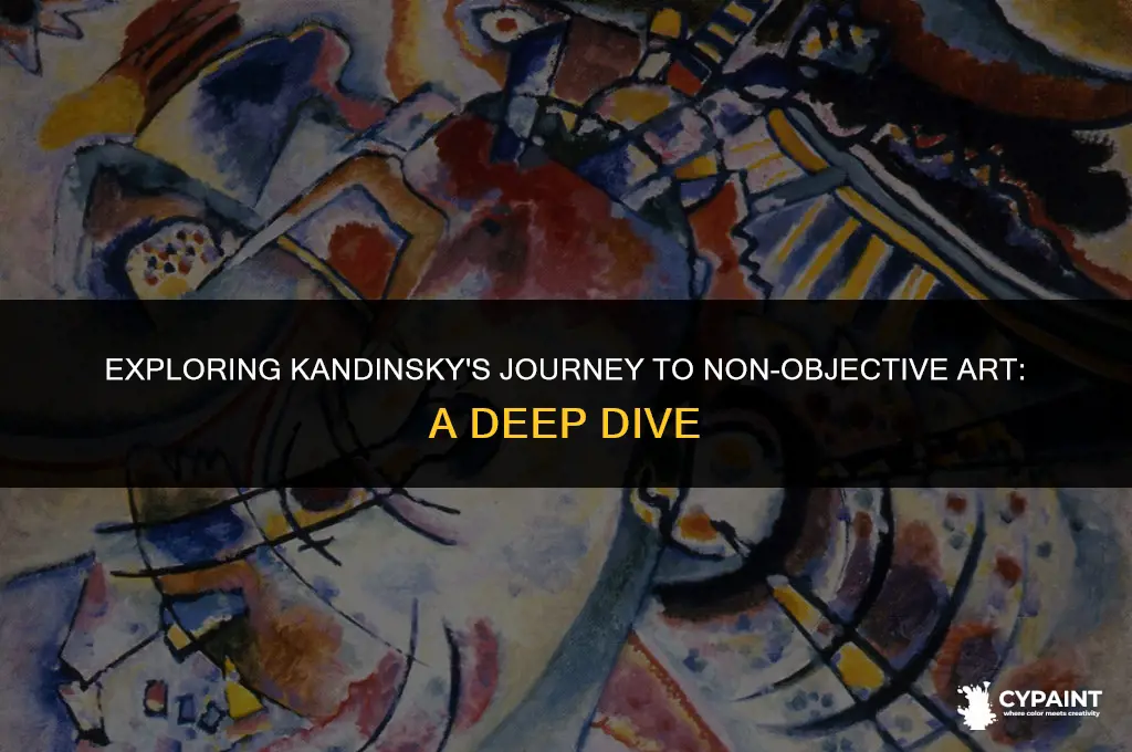 what factors led kandinsky to arrive at non objective painting