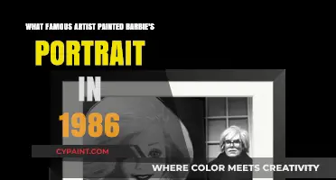 Who Painted Barbie's Portrait in 1986?