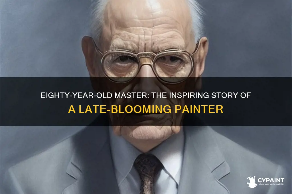 what famous painter started painting in his 80s