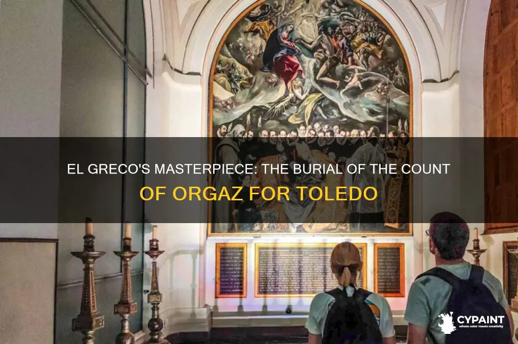 what famous painting did greco do for toledo