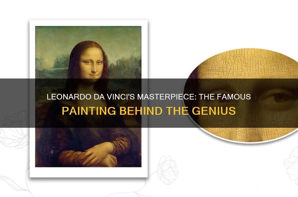 what famous painting did leonardo da vinci paint