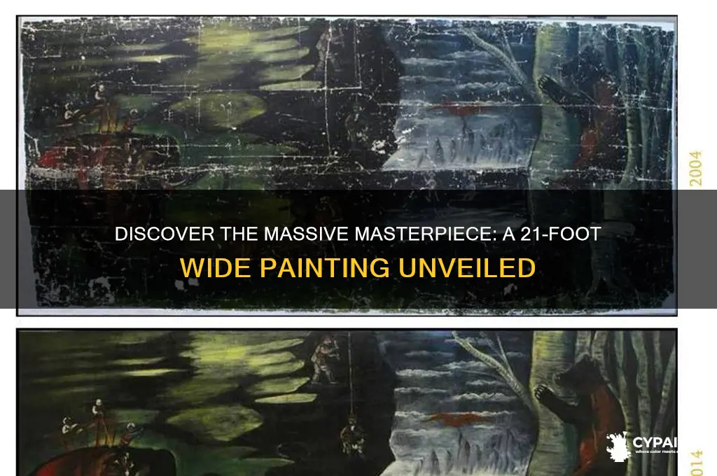 what famous painting is over 21 feet wide