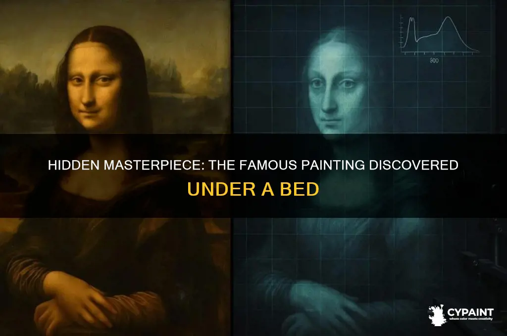 what famous painting was hidden under a bed