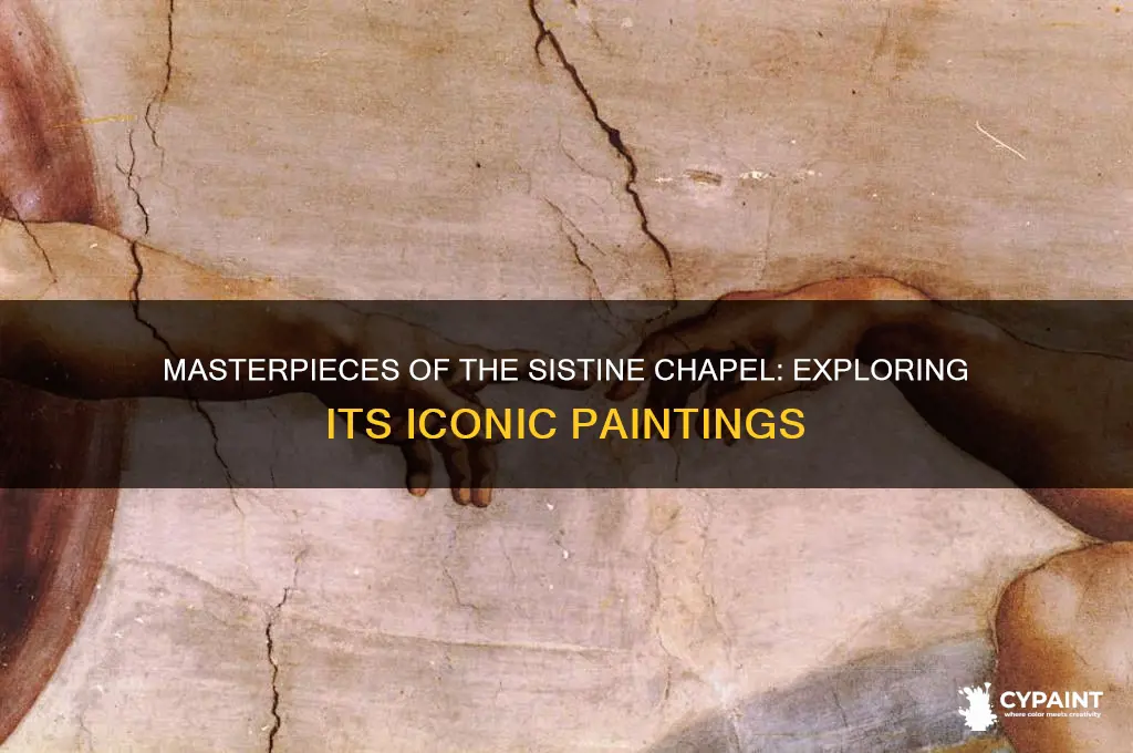 what famous paintings are in the sistine chapel