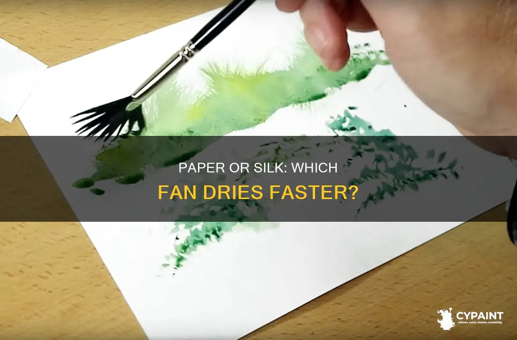 what fan is better for painting paper or silk