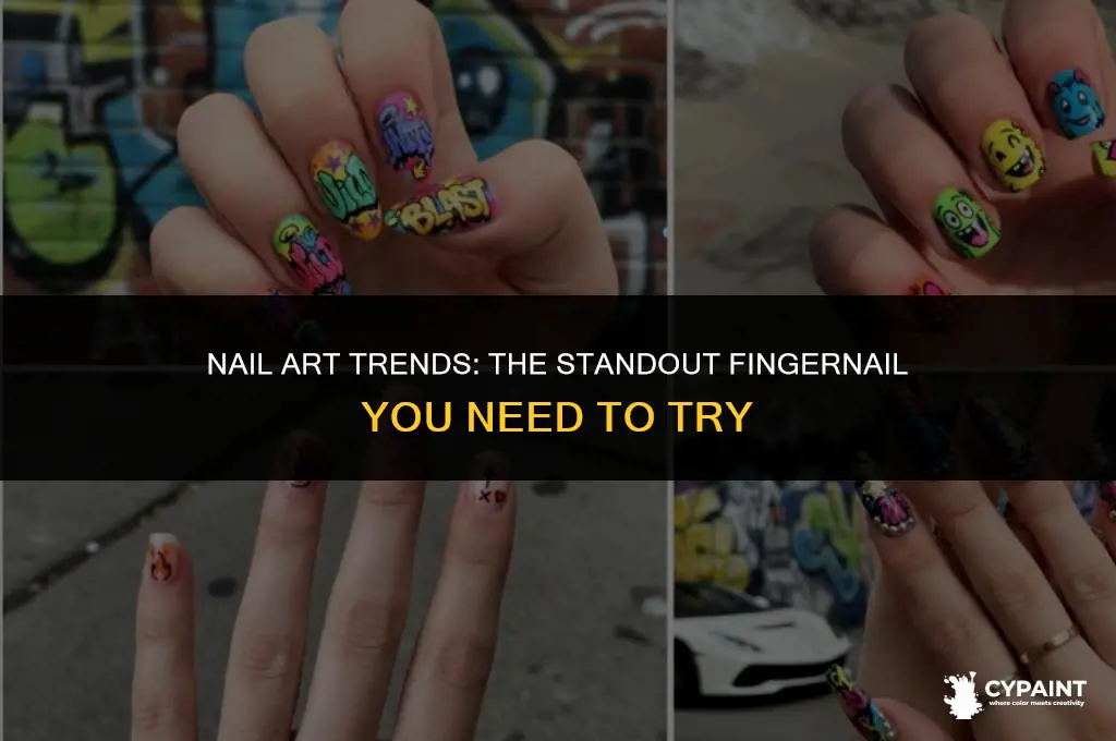 what fingernail is suppose to be painted differentthan the others