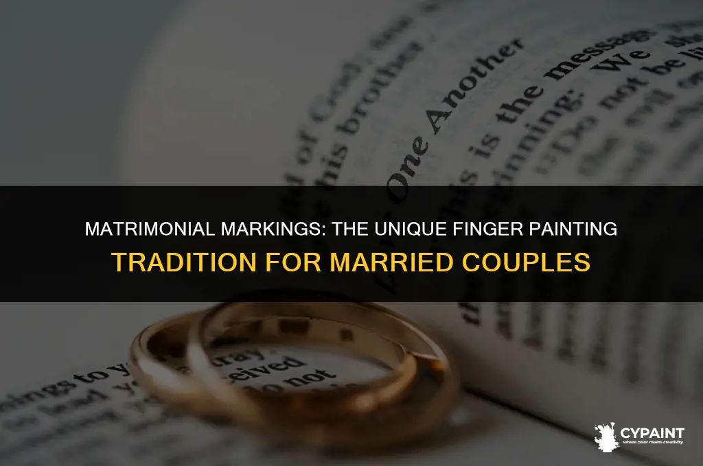 what fingure do you paint different if you are married