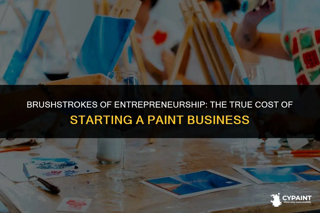 what foes it cost to start up a paint business