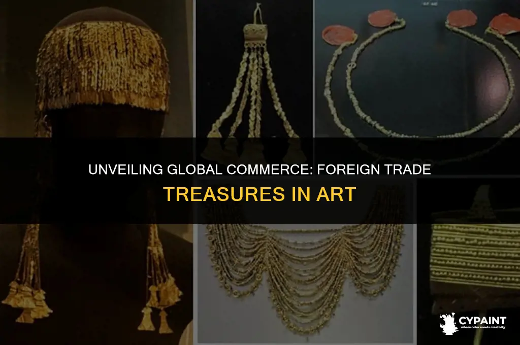 what foreign trade items can you identify in this painting