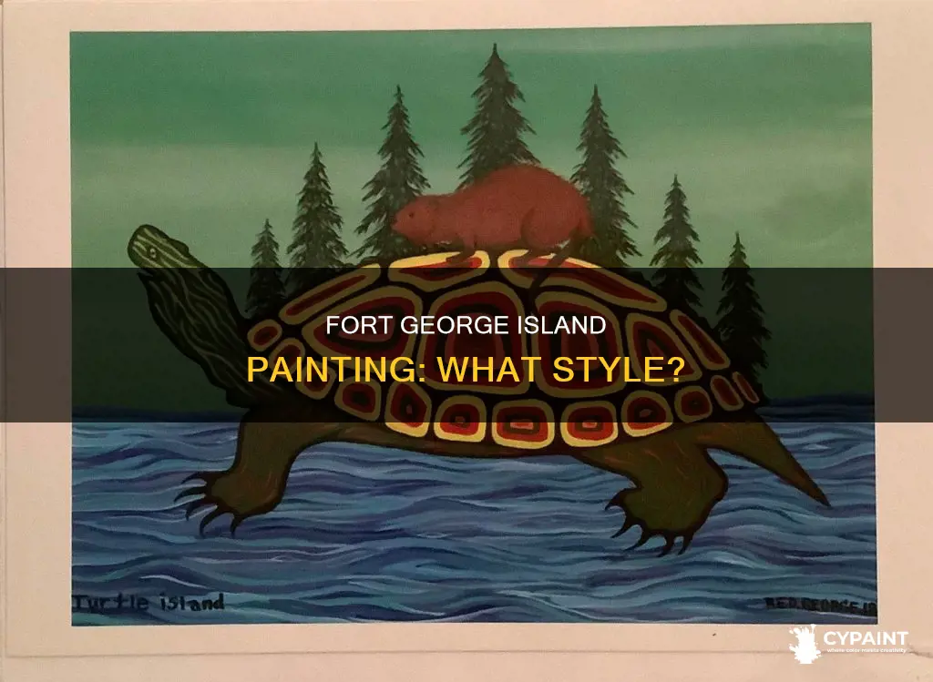what form is fort george island painting is in