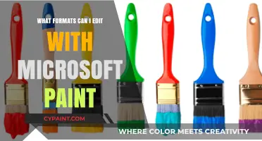 Editing Made Easy: Microsoft Paint's Supported File Formats Explained
