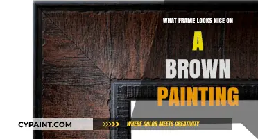 Enhance Your Brown Painting: Frame Styles That Complement Warm Tones