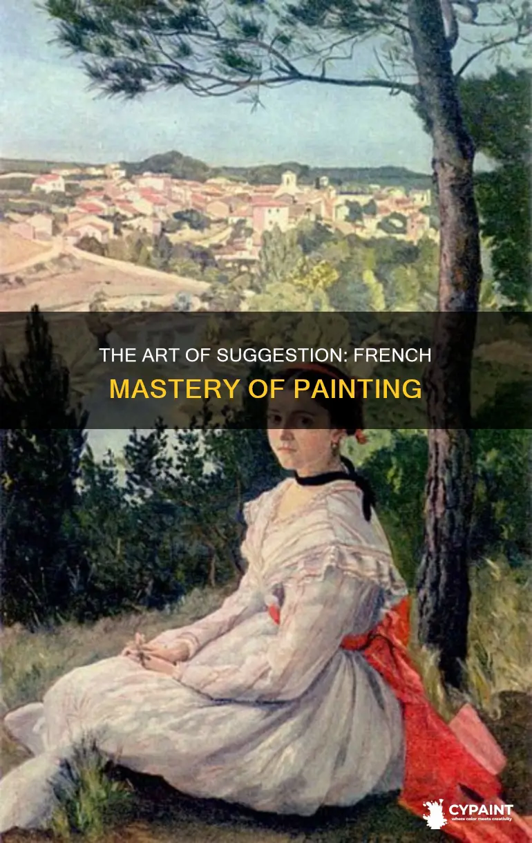 what french artist called his style painting suggested art