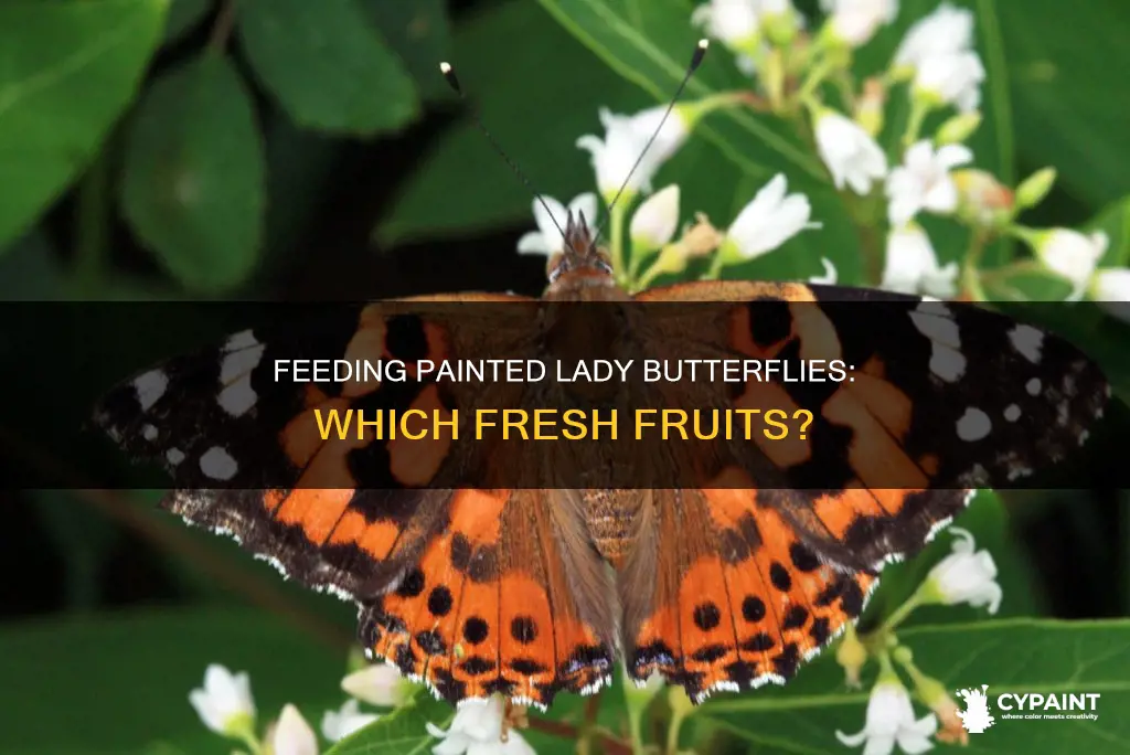what fresh fruit can you give painted lady butterflies