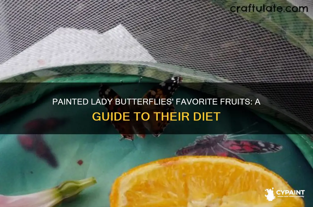 what fruit do painted lady butterflies eat