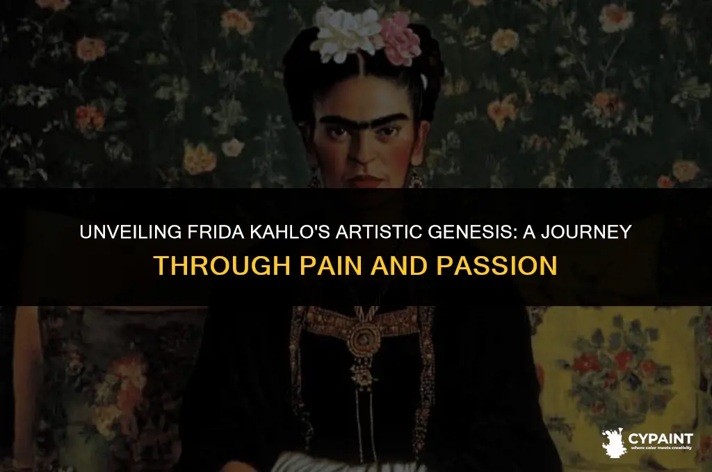 what got frida kahlo into painting in the first place