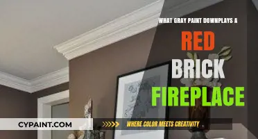 Best Gray Paint Colors to Complement Your Red Brick Fireplace