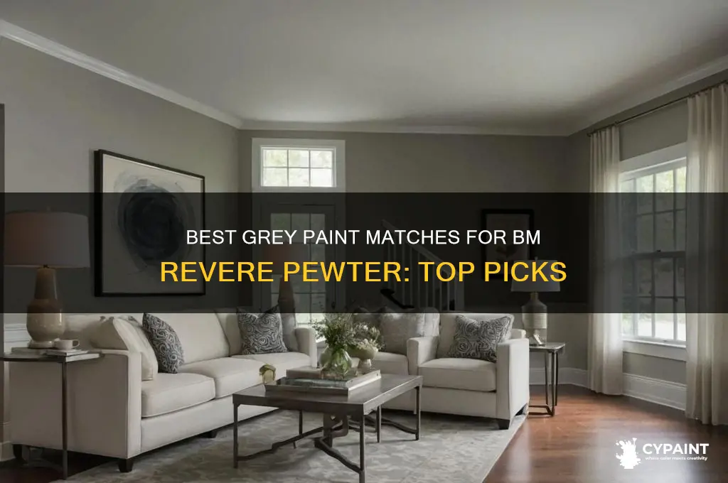what grey paint goes with bm revere pewter