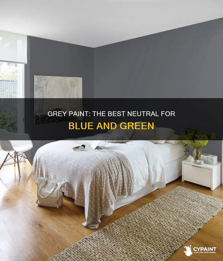 what grey paint pairs well with blue and greens