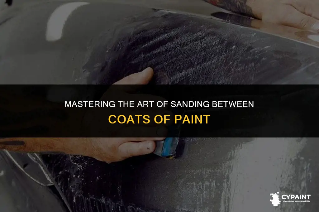 what grit is necessary for sanding between coats of paint