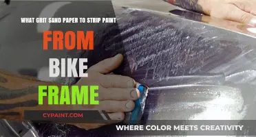Choosing the Right Grit Sandpaper for Paint Stripping Bike Frames