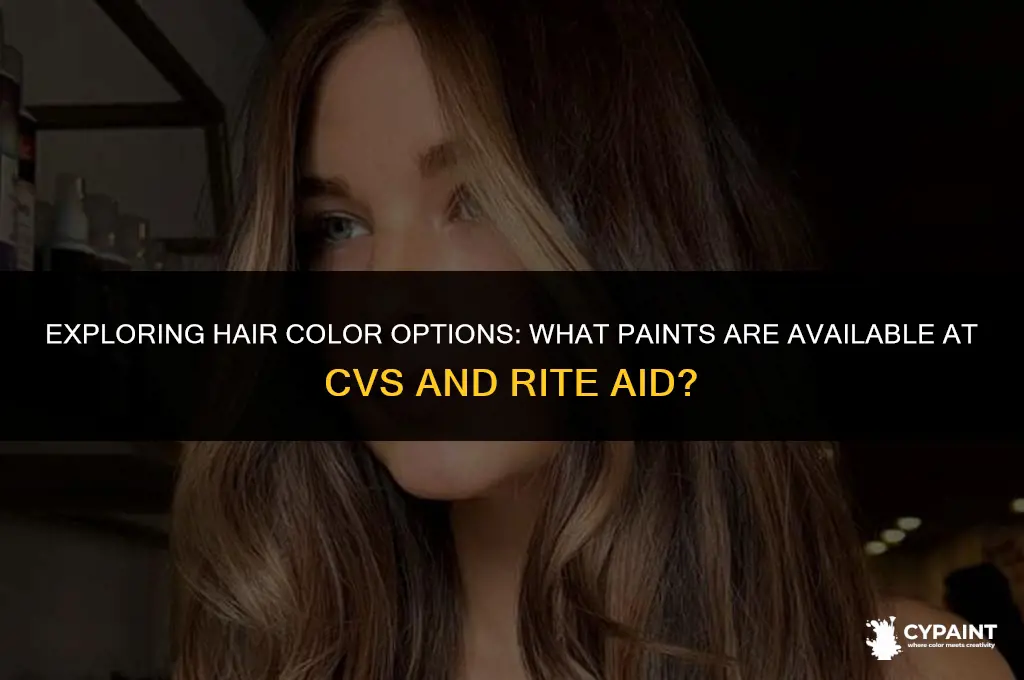 what hair paints are sold at cvs and rite aid