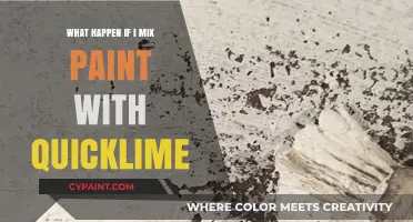Mixing Paint with Quicklime: Risks, Reactions, and Unexpected Outcomes