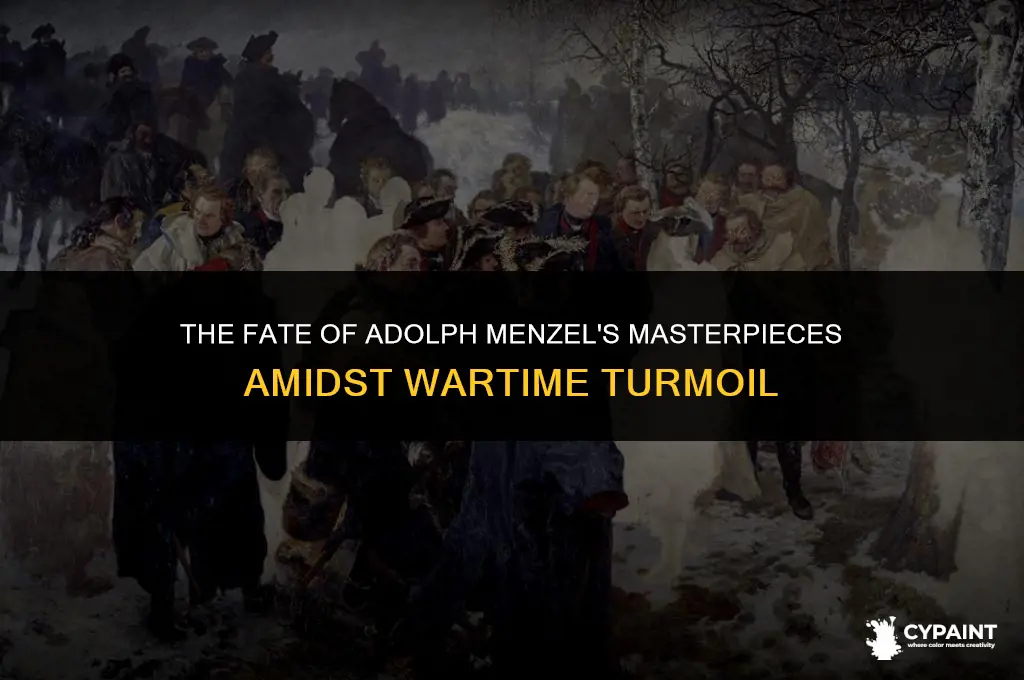 what happened to adolph menzel