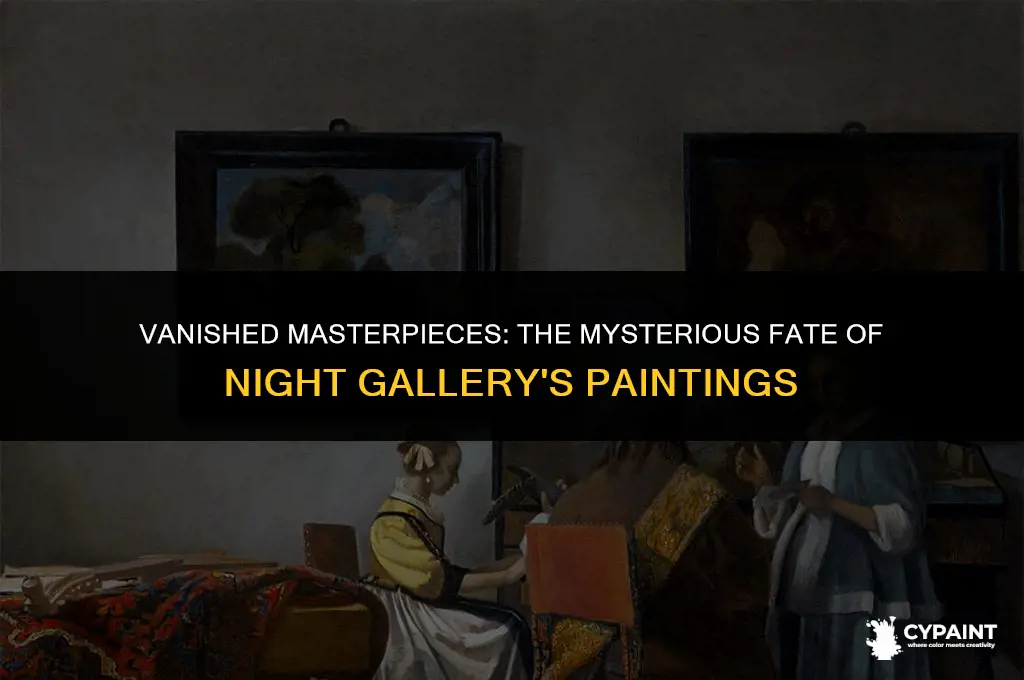 what happened to all the paintings on the night gallery