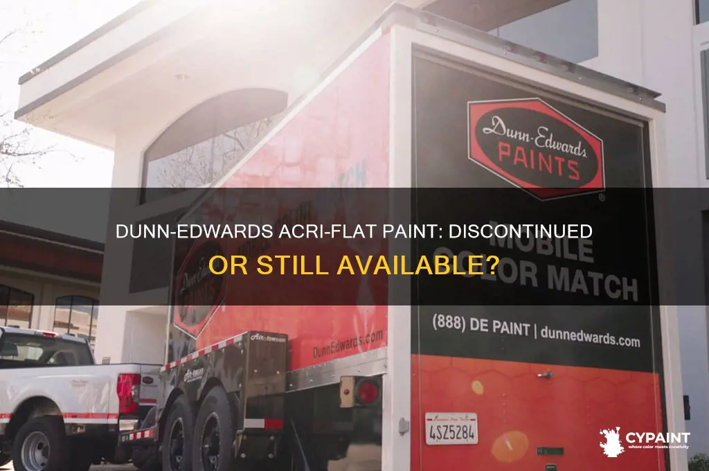 what happened to dunn edwards acri-flat paint