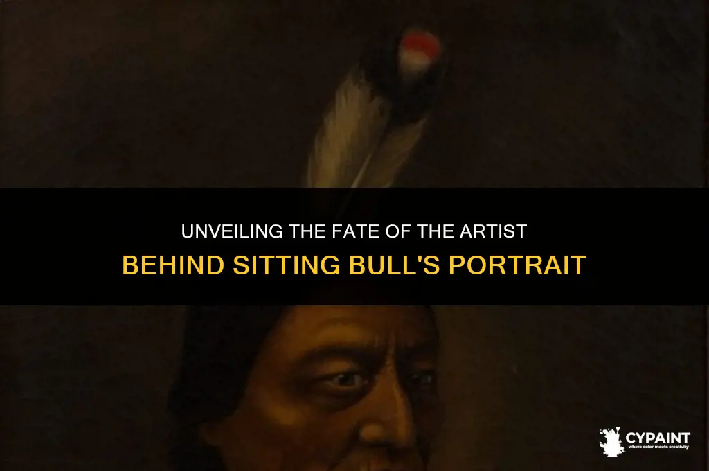 what happened to lady who painted portrait of sitting bull