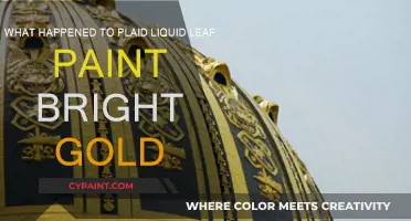 Where Did Plaid Liquid Leaf Paint Bright Gold Go?