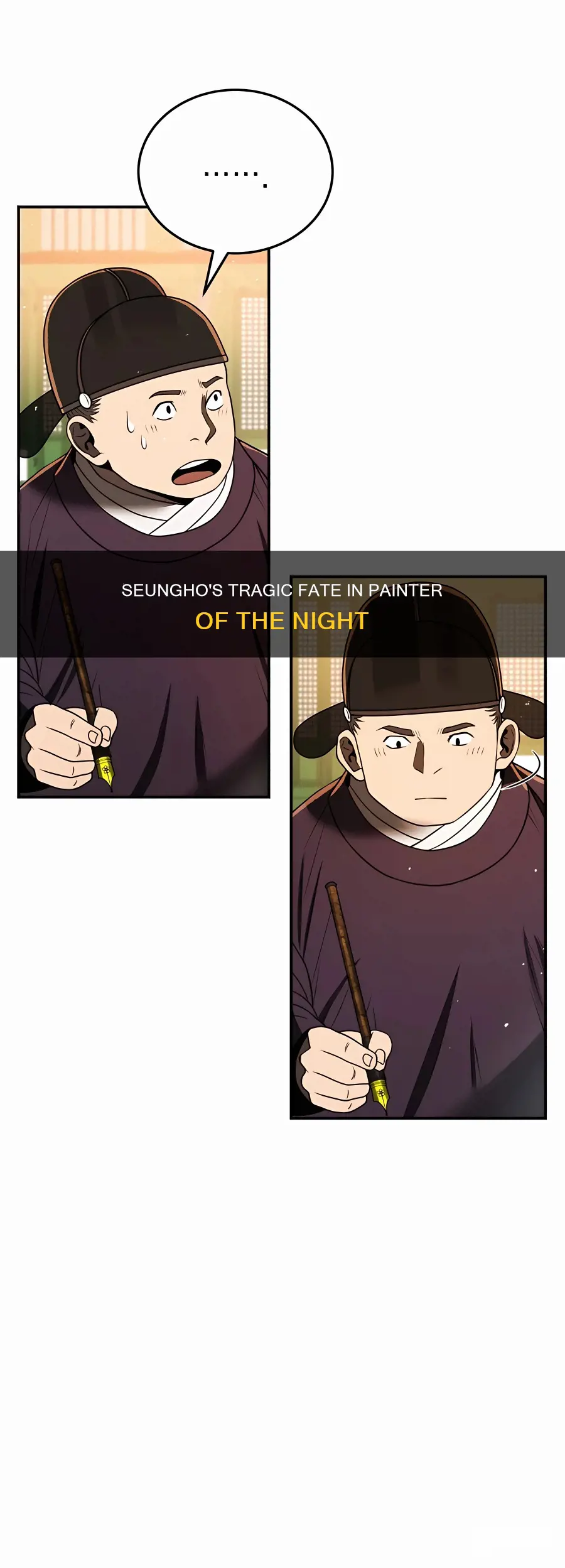what happened to seungho in painter of the night