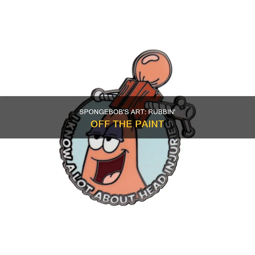 what happened to spongebob in rubbin off the paint